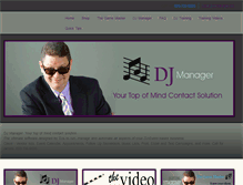 Tablet Screenshot of djmanager.biz